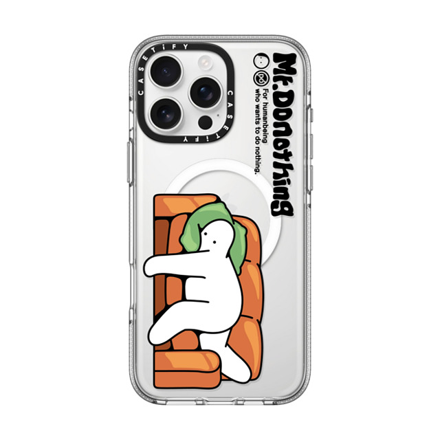 Mr. Donothing x CASETiFY iPhone 16 Pro Max Case クリア クリア ケース MagSafe対応 Sofa Mother's Day Mr. Donothing x CASETiFY iPhone 16 Pro Max Case クリア クリア ケース MagSafe対応 Sofa Mother's Day