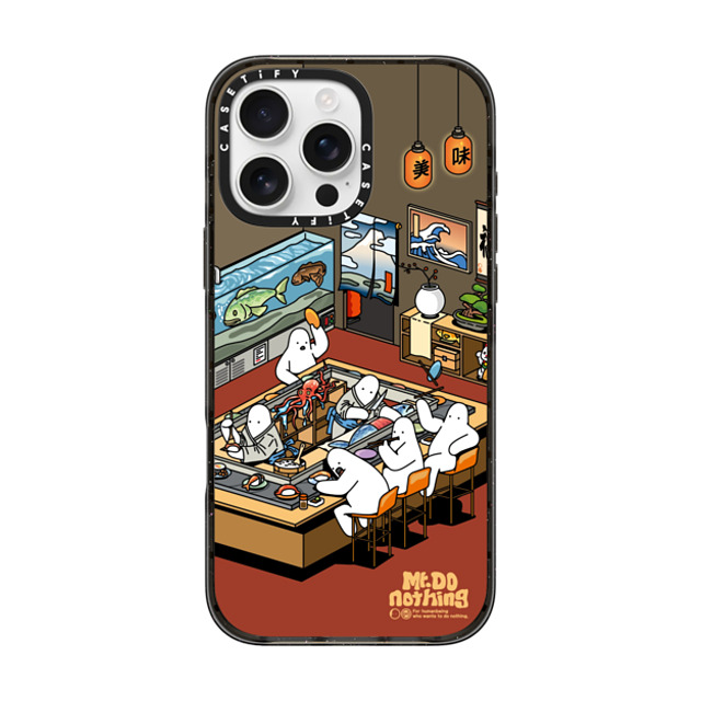 Mr. Donothing x CASETiFY iPhone 16 Pro Max Case Black Impact Case Sushi restaurant Mother's Day Mr. Donothing x CASETiFY iPhone 16 Pro Max Case Black Impact Case Sushi restaurant Mother's Day