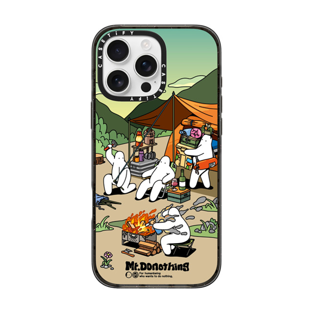 Mr. Donothing x CASETiFY iPhone 16 Pro Max Case ブラック インパクトケース Lazy camper Mother's Day Mr. Donothing x CASETiFY iPhone 16 Pro Max Case ブラック インパクトケース Lazy camper Mother's Day
