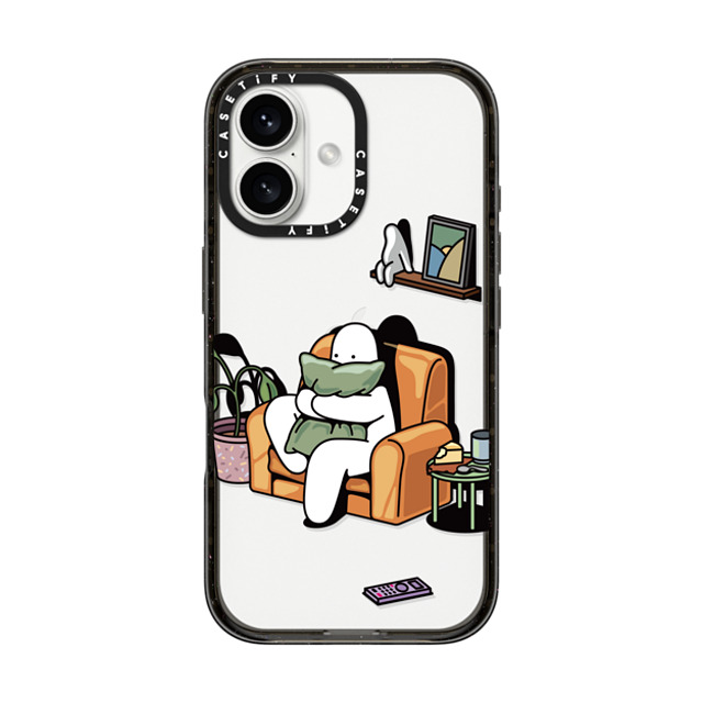 Mr. Donothing x CASETiFY iPhone 16 ケース ブラック インパクトケース Horror movie