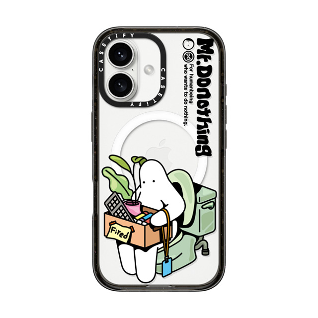 Mr. Donothing x CASETiFY iPhone 16 ケース ブラック インパクトケース MagSafe対応 Fired Back to School Mr. Donothing x CASETiFY iPhone 16 ケース ブラック インパクトケース MagSafe対応 Fired Back to School