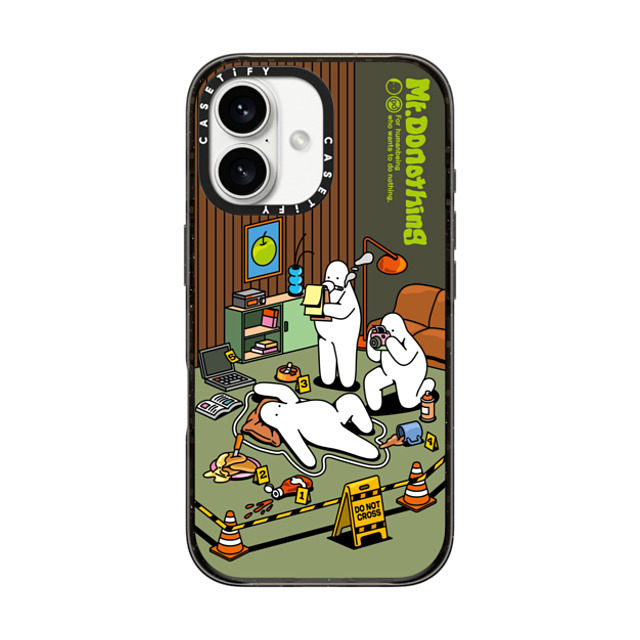 Mr. Donothing x CASETiFY iPhone 16 Case ブラック インパクトケース Living dead Mother's Day Mr. Donothing x CASETiFY iPhone 16 Case ブラック インパクトケース Living dead Mother's Day