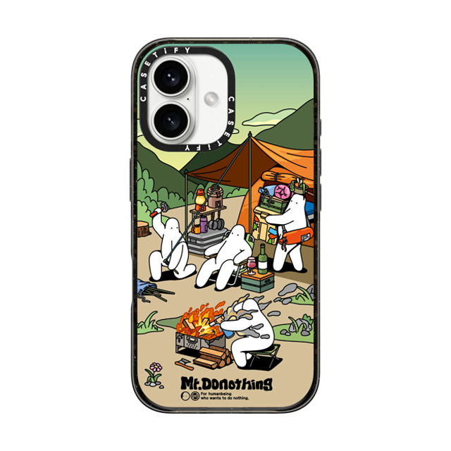 Mr. Donothing x CASETiFY iPhone 16 Case Black Impact Case Lazy camper Back to School Mr. Donothing x CASETiFY iPhone 16 Case Black Impact Case Lazy camper Back to School