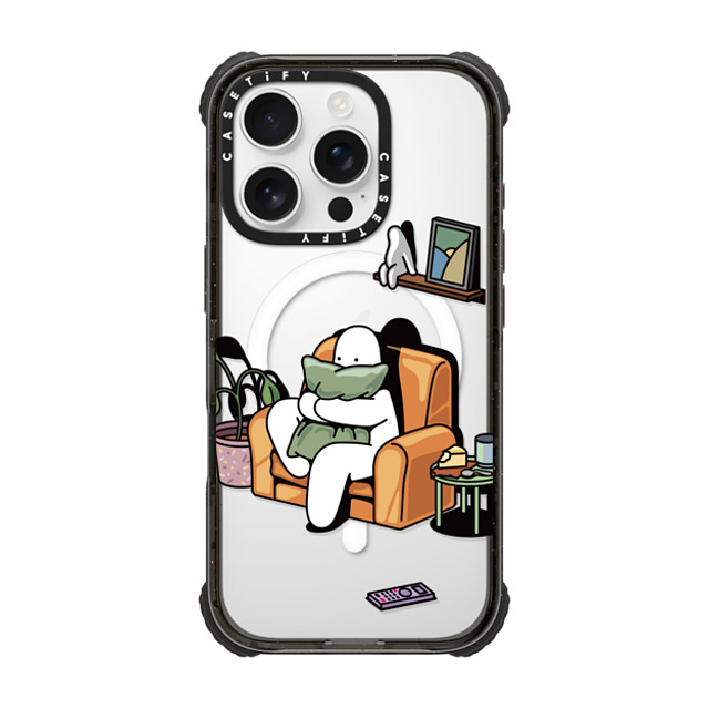 Mr. Donothing x CASETiFY iPhone 16 Pro Case Black ウルトラ インパクトケース MagSafe 対応 Horror movie Mr. Donothing x CASETiFY iPhone 16 Pro Case Black ウルトラ インパクトケース MagSafe 対応 Horror movie