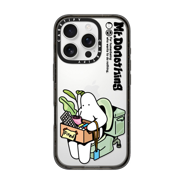 Mr. Donothing x CASETiFY iPhone 16 Pro Case Black Impact Case Fired Mother's Day Mr. Donothing x CASETiFY iPhone 16 Pro Case Black Impact Case Fired Mother's Day