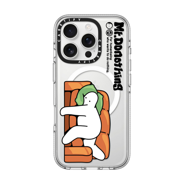 Mr. Donothing x CASETiFY iPhone 16 Pro ケース クリア クリア ケース MagSafe対応 Sofa Father's Day Mr. Donothing x CASETiFY iPhone 16 Pro ケース クリア クリア ケース MagSafe対応 Sofa Father's Day