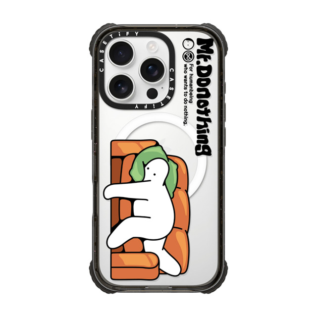 Mr. Donothing x CASETiFY iPhone 16 Pro Case Black ウルトラ インパクトケース MagSafe 対応 Sofa Mother's Day Mr. Donothing x CASETiFY iPhone 16 Pro Case Black ウルトラ インパクトケース MagSafe 対応 Sofa Mother's Day