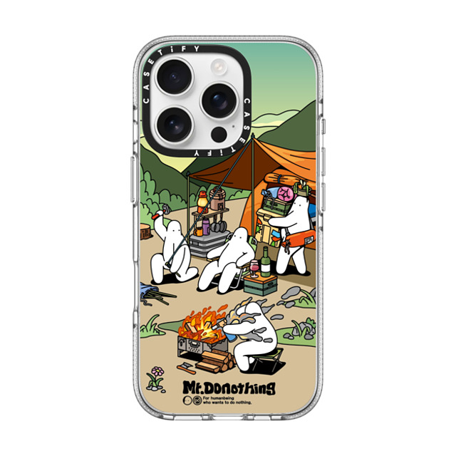 Mr. Donothing x CASETiFY iPhone 16 Pro Case クリア クリア ケース MagSafe対応 Lazy camper Back to School Mr. Donothing x CASETiFY iPhone 16 Pro Case クリア クリア ケース MagSafe対応 Lazy camper Back to School