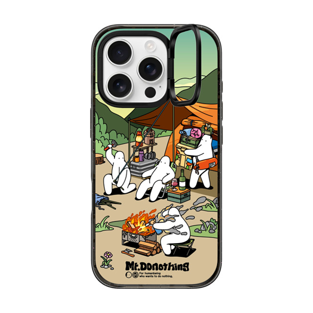 Mr. Donothing x CASETiFY iPhone 16 Pro Case Black インパクトリングスタンドケース MagSafe対応 Lazy camper Back to School Mr. Donothing x CASETiFY iPhone 16 Pro Case Black インパクトリングスタンドケース MagSafe対応 Lazy camper Back to School