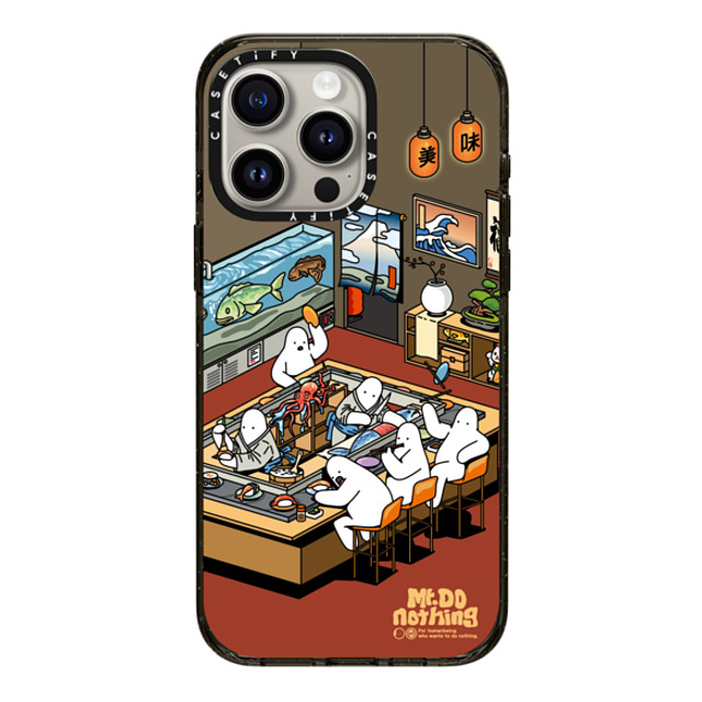 Mr. Donothing x CASETiFY iPhone 15 Pro Max Case Black Impact Case MagSafe Compatible Sushi restaurant Mother's Day Mr. Donothing x CASETiFY iPhone 15 Pro Max Case Black Impact Case MagSafe Compatible Sushi restaurant Mother's Day