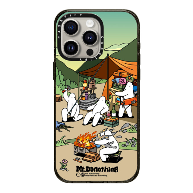 Mr. Donothing x CASETiFY iPhone 15 Pro Max ケース ブラック インパクトケース MagSafe対応 Lazy camper Mother's Day Mr. Donothing x CASETiFY iPhone 15 Pro Max ケース ブラック インパクトケース MagSafe対応 Lazy camper Mother's Day