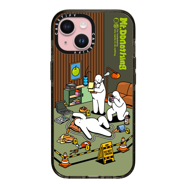Mr. Donothing x CASETiFY iPhone 15 Case ブラック インパクトケース Living dead Mother's Day Mr. Donothing x CASETiFY iPhone 15 Case ブラック インパクトケース Living dead Mother's Day