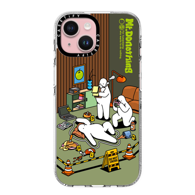 Mr. Donothing x CASETiFY iPhone 15 Case Clear Clear Case MagSafe Compatible Living dead Mother's Day Mr. Donothing x CASETiFY iPhone 15 Case Clear Clear Case MagSafe Compatible Living dead Mother's Day