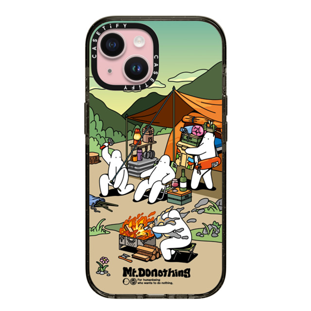 Mr. Donothing x CASETiFY iPhone 15 Case Black Impact Case Lazy camper Mother's Day Mr. Donothing x CASETiFY iPhone 15 Case Black Impact Case Lazy camper Mother's Day