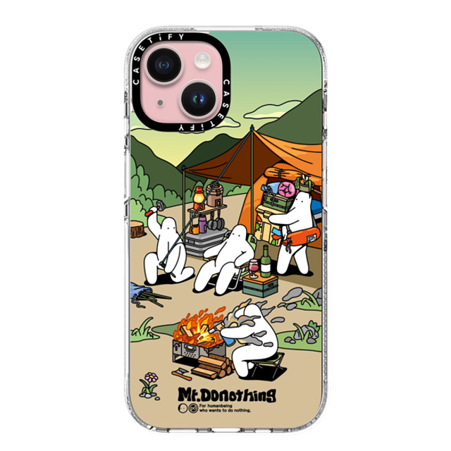Mr. Donothing x CASETiFY iPhone 15 Case クリア クリア ケース MagSafe対応 Lazy camper Back to School Mr. Donothing x CASETiFY iPhone 15 Case クリア クリア ケース MagSafe対応 Lazy camper Back to School