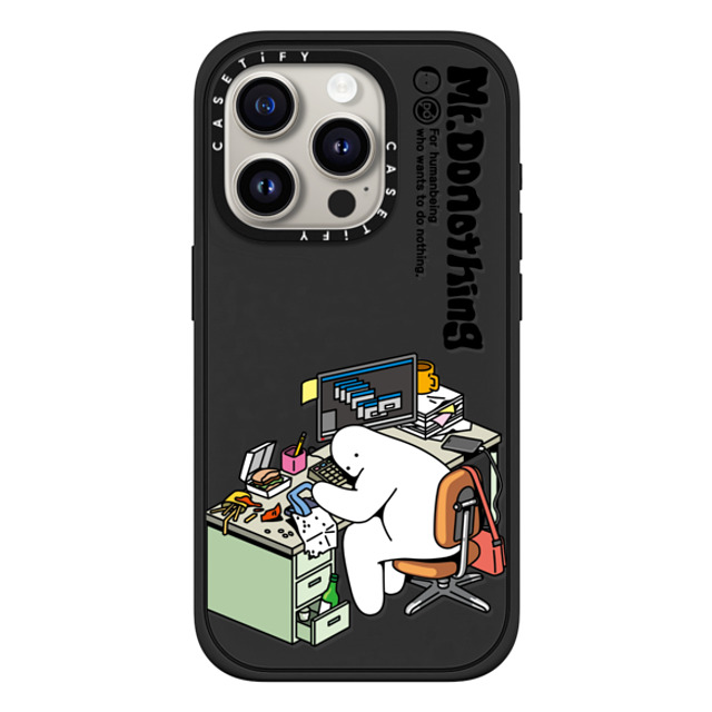 Mr. Donothing x CASETiFY iPhone 15 Pro Case マットブラック Impact Case MagSafe Compatible Work hour (Transparent) Mother's Day Mr. Donothing x CASETiFY iPhone 15 Pro Case マットブラック Impact Case MagSafe Compatible Work hour (Transparent) Mother's Day