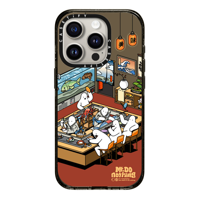 Mr. Donothing x CASETiFY iPhone 15 Pro Case Black Impact Case MagSafe Compatible Sushi restaurant Mother's Day Mr. Donothing x CASETiFY iPhone 15 Pro Case Black Impact Case MagSafe Compatible Sushi restaurant Mother's Day