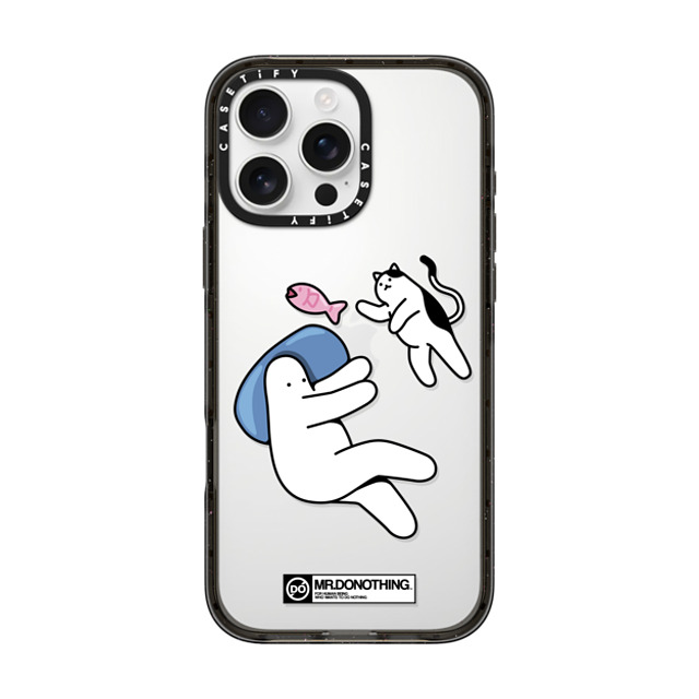 Mr. Donothing x CASETiFY iPhone 16 Pro Max Case Cartoon,Minimalism Black インパクトケース MR. DONOTHING-BLUE PILLOW Mother's Day Mr. Donothing x CASETiFY iPhone 16 Pro Max Case Cartoon,Minimalism Black インパクトケース MR. DONOTHING-BLUE PILLOW Mother's Day