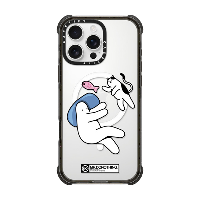 Mr. Donothing x CASETiFY iPhone 16 Pro Max Case Cartoon,Minimalism Black ウルトラ インパクトケース MagSafe 対応 MR. DONOTHING-BLUE PILLOW Mother's Day Mr. Donothing x CASETiFY iPhone 16 Pro Max Case Cartoon,Minimalism Black ウルトラ インパクトケース MagSafe 対応 MR. DONOTHING-BLUE PILLOW Mother's Day