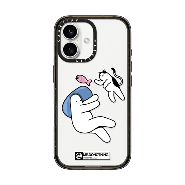 Mr. Donothing x CASETiFY iPhone 16 Case Cartoon,Minimalism Black インパクトケース MR. DONOTHING-BLUE PILLOW Mother's Day Mr. Donothing x CASETiFY iPhone 16 Case Cartoon,Minimalism Black インパクトケース MR. DONOTHING-BLUE PILLOW Mother's Day