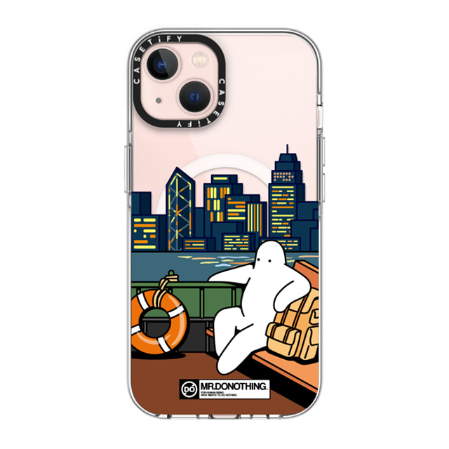 Mr. Donothing x CASETiFY iPhone 13 ケース クリア クリア ケース MagSafe対応 MR. DONOTHING-TRIP TO H. K