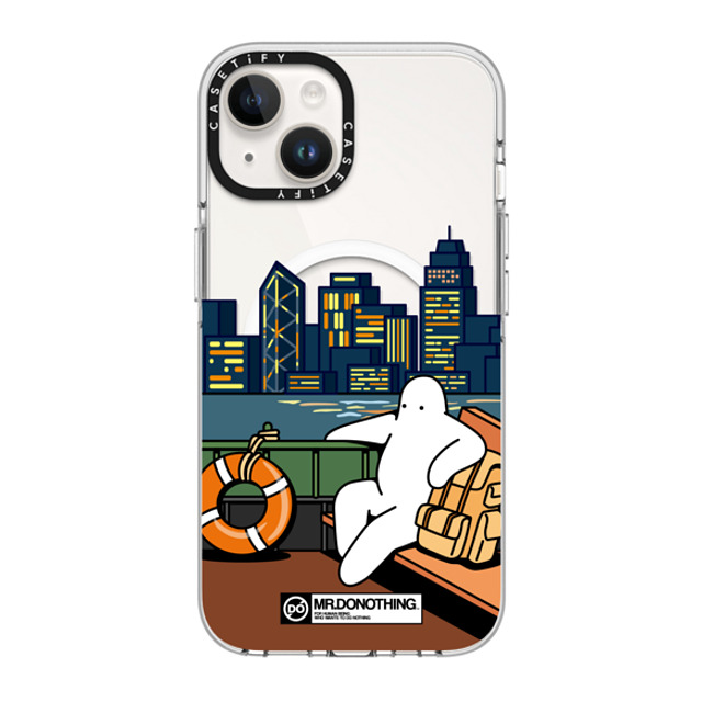 Mr. Donothing x CASETiFY iPhone 14 ケース クリア クリア ケース MagSafe対応 MR. DONOTHING-TRIP TO H. K