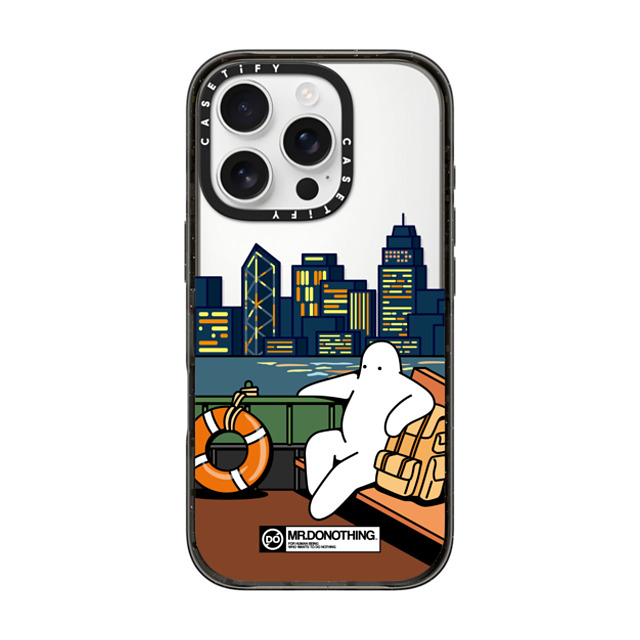 Mr. Donothing x CASETiFY iPhone 16 Pro ケース ブラック インパクトケース MR. DONOTHING-TRIP TO H. K