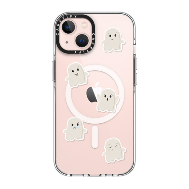 GMF Designs x CASETiFY iPhone 13 ケース クリア クリア ケース MagSafe対応 Lil Ghosts Phone Case by GMF Designs