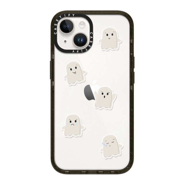 GMF Designs x CASETiFY iPhone 14 ケース ブラック インパクトケース Lil Ghosts Phone Case by GMF Designs