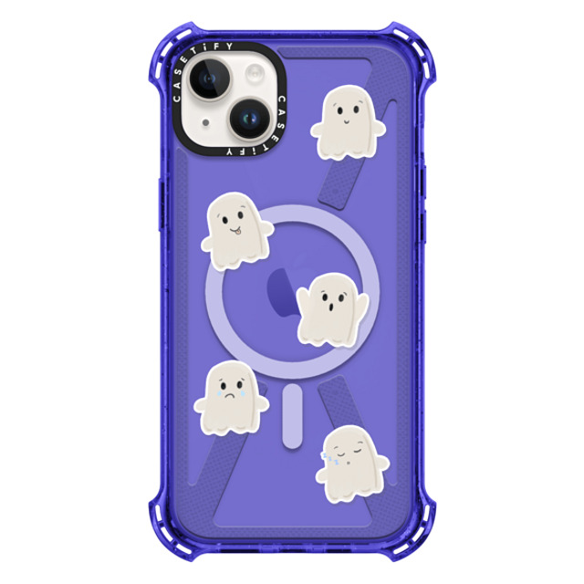 GMF Designs x CASETiFY iPhone 14 Plus ケース Peri Purple バウンスケース Lil Ghosts Phone Case by GMF Designs