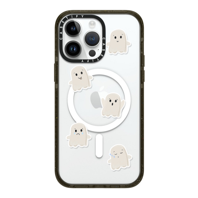 GMF Designs x CASETiFY iPhone 14 Pro Max ケース ブラック インパクトケース MagSafe対応 Lil Ghosts Phone Case by GMF Designs