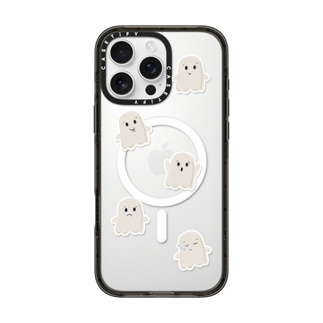 GMF Designs x CASETiFY iPhone 16 Pro Max Case Sticker,Cartoon Black Impact Case MagSafe Compatible Lil Ghosts Phone Case by GMF Designs Father's Day GMF Designs x CASETiFY iPhone 16 Pro Max Case Sticker,Cartoon Black Impact Case MagSafe Compatible Lil Ghosts Phone Case by GMF Designs Father's Day