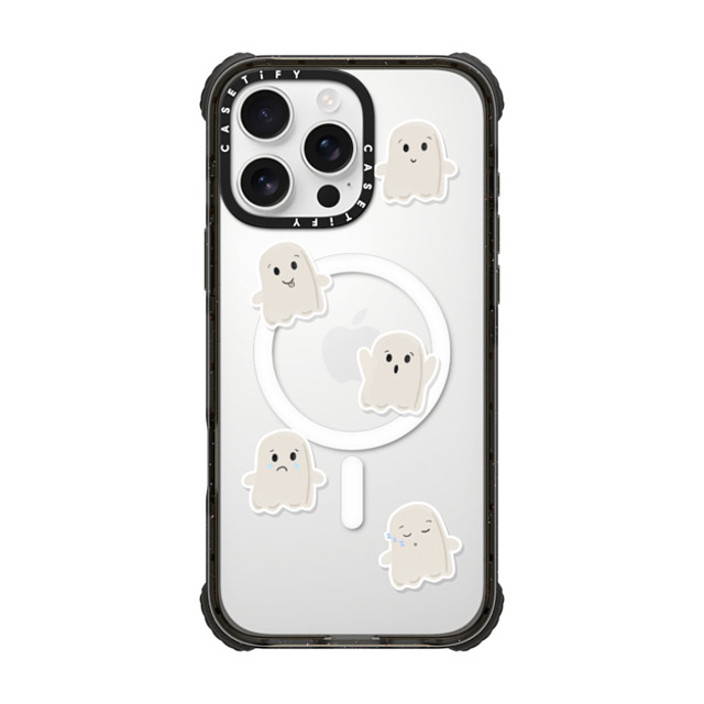 GMF Designs x CASETiFY iPhone 16 Pro Max Case Sticker,Cartoon Black ウルトラ インパクトケース MagSafe 対応 Lil Ghosts Phone Case by GMF Designs Father's Day GMF Designs x CASETiFY iPhone 16 Pro Max Case Sticker,Cartoon Black ウルトラ インパクトケース MagSafe 対応 Lil Ghosts Phone Case by GMF Designs Father's Day
