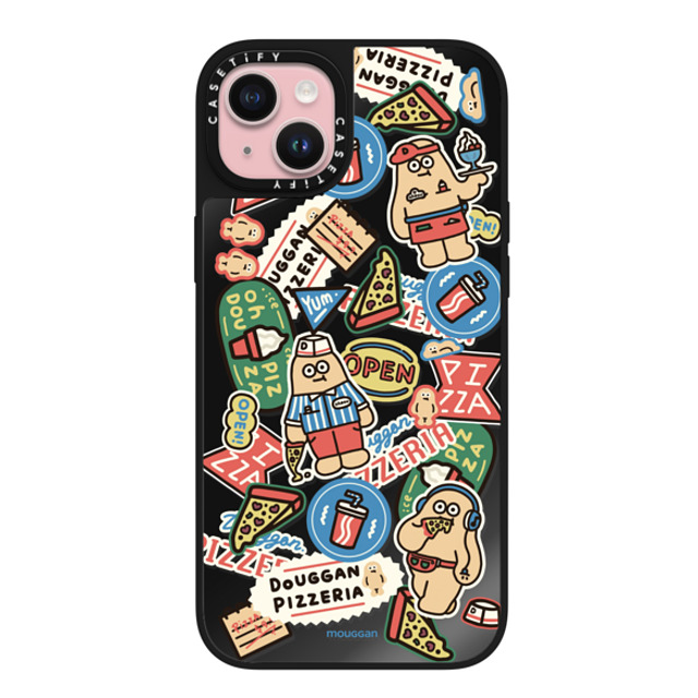 CASETiFY iPhone 15 Plus Case Black on Black ミラーケース MagSafe対応 Cartoon,Food Food,Cartoon Ohdou Sticker Case Father's Day CASETiFY iPhone 15 Plus Case Black on Black ミラーケース MagSafe対応 Cartoon,Food Food,Cartoon Ohdou Sticker Case Father's Day