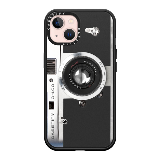 CASETiFY iPhone 13 ケース マットブラック インパクトケース MagSafe対応 Camera Case - Retro casetify