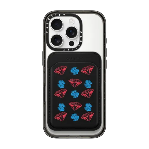 Snappy MagSafe Wallet - Billionaire Boys Club Diamond & Dollars Print MagSafe Wallet