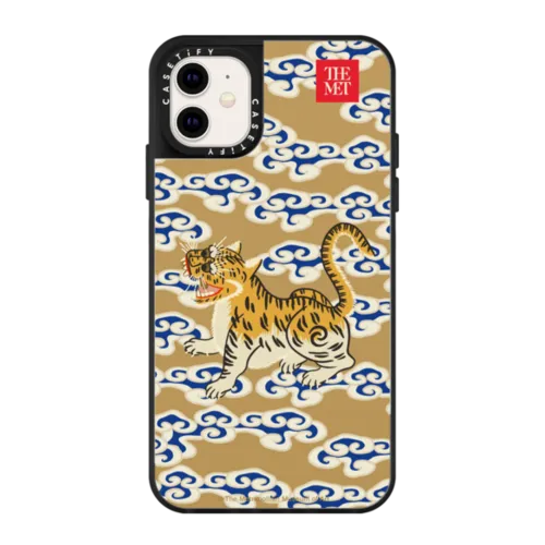 iPhone 11 - Rank Badge with Tiger Case - Gold Mirror