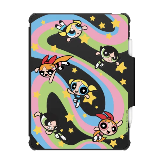 iPad Impact Folio iPad Pro 11-inch (3rd/4th gen) Case - The Powerpuff Girls Medley iPad Case