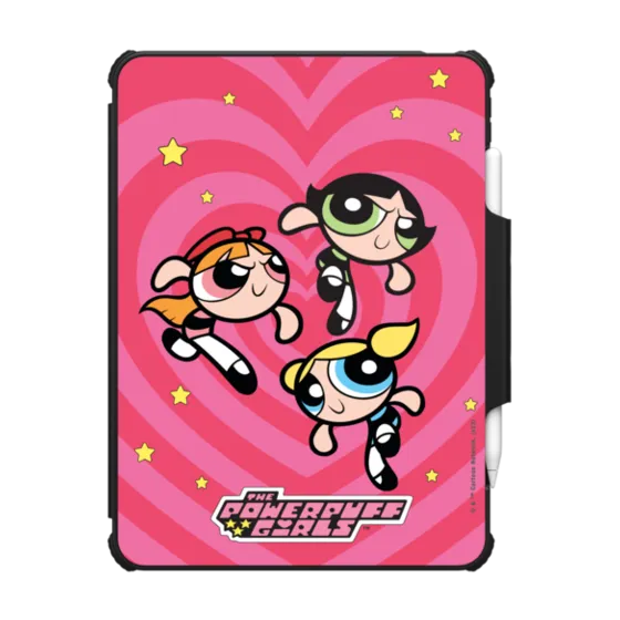 Impact Folio iPad Air 11-inch (M2) Case - The Powerpuff Girls Heart iPad Case