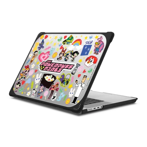 MacBook Pro 16-inch (M1 - M4) - The Powerpuff Girls Stickermania MacBook Case