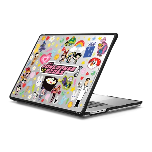 MacBook Pro 16-inch (M1 - M4) - The Powerpuff Girls Stickermania MacBook Case