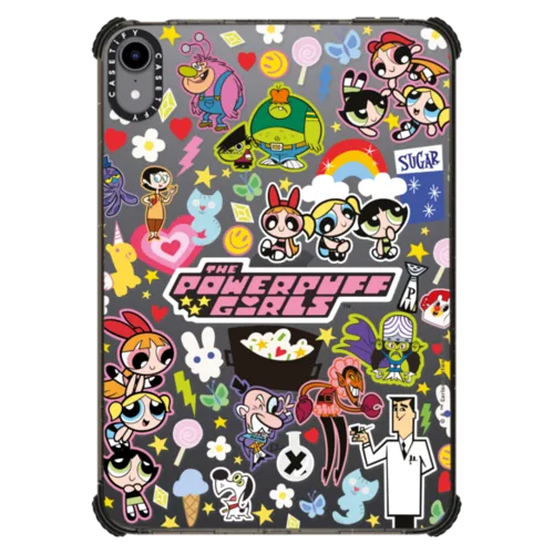 iPad mini (6th gen) - The Powerpuff Girls Stickermania iPad Case