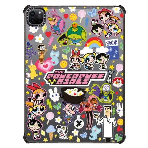 iPad Pro 11-inch (3rd/4th gen) - The Powerpuff Girls Stickermania iPad Case
