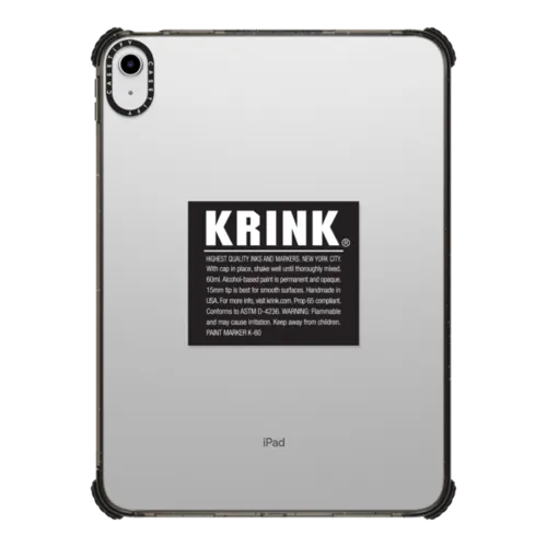 iPad 10.9-inch (10th gen) - Krink K-60 Marker Black Label iPad Case