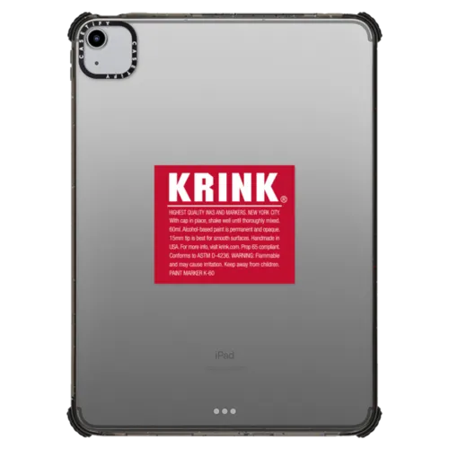 iPad Air (4th/5th gen) - Krink K-60 Marker Red Label iPad Case
