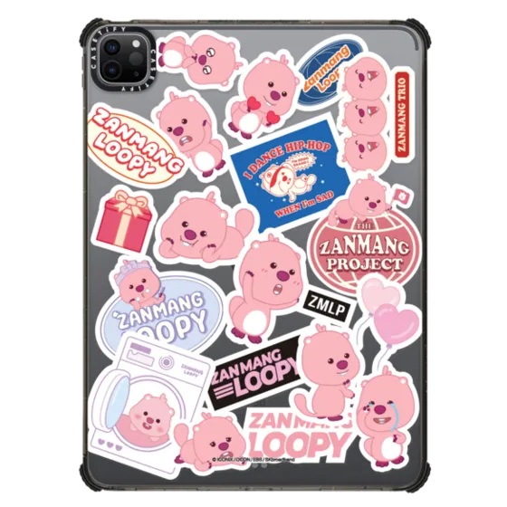 Impact iPad Pro 11-inch (3rd/4th gen) Case - Zanmang Loopy 2D Sticker iPad Case