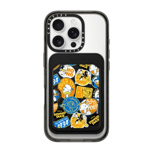 Snappy MagSafe Wallet - Donald Duck Stickermania Snappy Leather Wallet