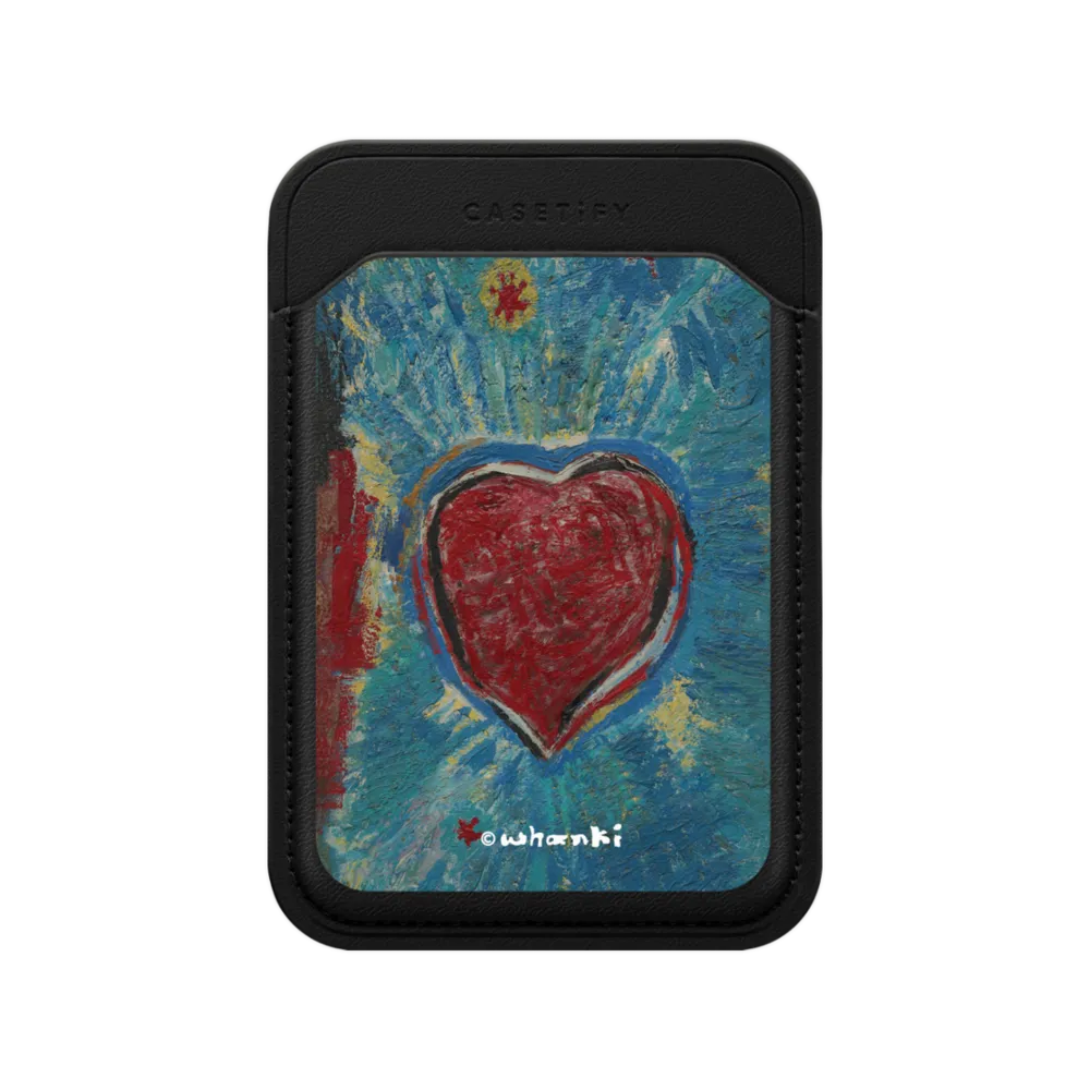 Snappy™ BioVeg Wallet MagSafe Compatible - Whanki Sacred Heart Snappy Leather Wallet