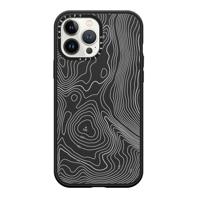 CASETiFY iPhone 13 Pro Max Case マットブラック インパクトケース nature,Pattern nature,Pattern Topography Map Father's Day CASETiFY iPhone 13 Pro Max Case マットブラック インパクトケース nature,Pattern nature,Pattern Topography Map Father's Day