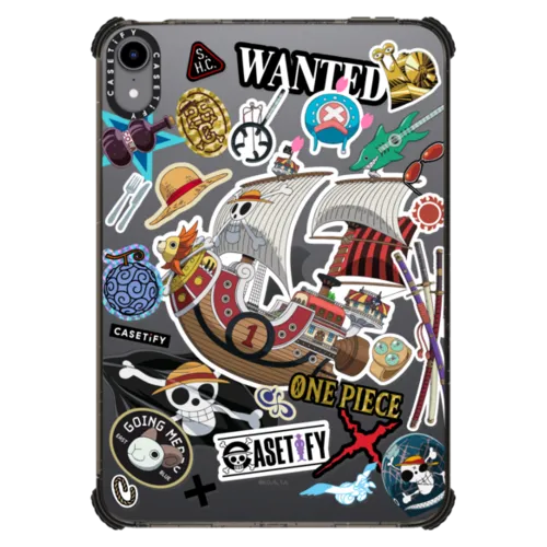 iPad mini (6th gen) - ONE PIECE 25th Straw Hat Crew Sticker Tablet Case